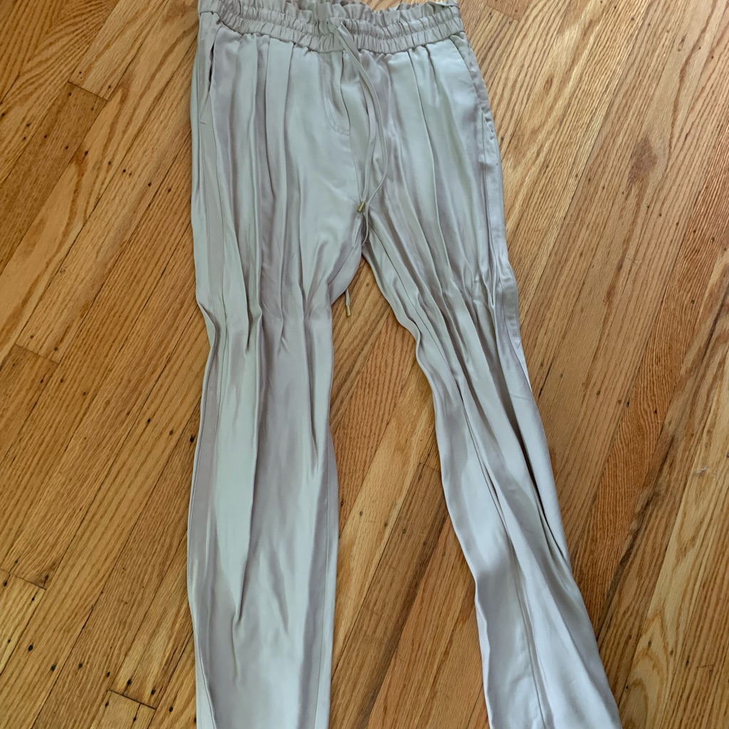 Anthropologie Leifnotes Stylish Cream Pants